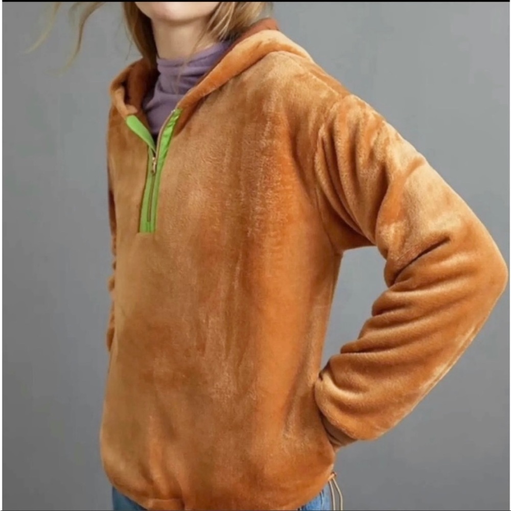 Anthropologie Sunday In Brooklyn Kelyn Cozy Plush Pullover Hoodie Size Small